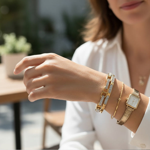 Çelik Özel Kaplamalı Taşlı Kelepçe